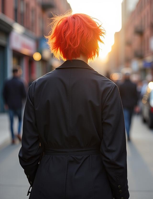 Client selfie featuring modern hair styling